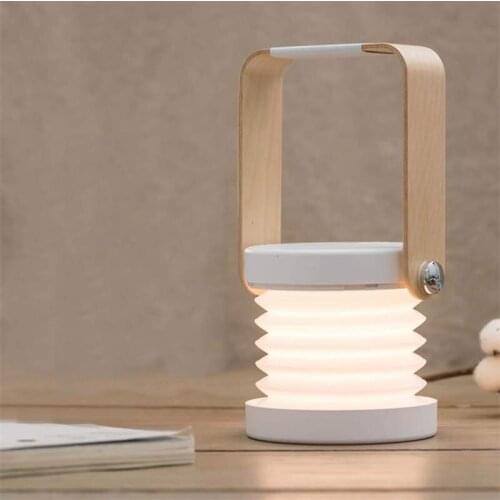 Foldable LED Night Light USB Rechargeable Table Lamp Portable Dimmable Light for indoor lighting outdoor camping Portable lights