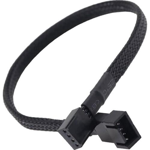 30cm 4 Pin PC Case Extension Cord Tinned Copper CPU Fan Extension Adapter Cable Cooling System Accessories