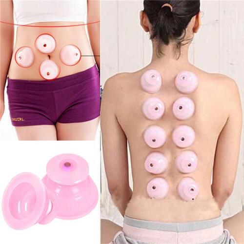 1pc Silicone Massage Vacuum Body Cups Set Anti Cellulite Cupping Family Full Body Massage Massgaer Helper