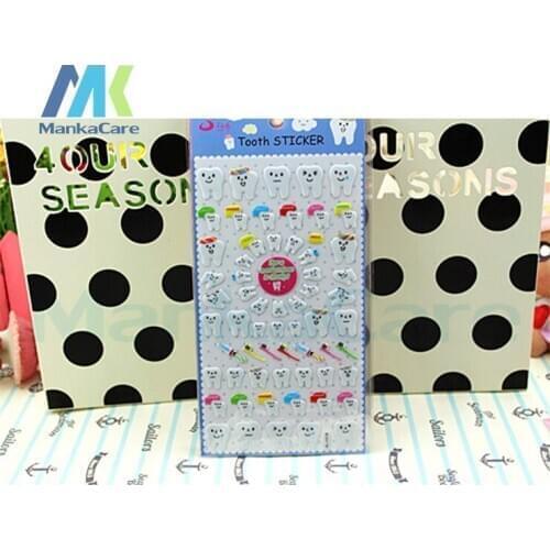 15 pcs Dental toy Tooth Stickers Label Teeth dentist Children kids Stickers Tags Paster Parts Free Shipping