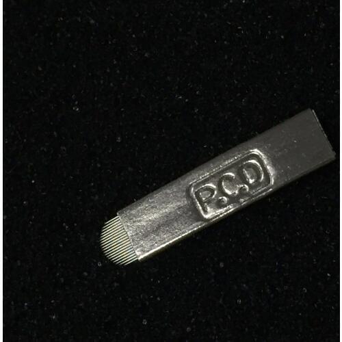 25 pcs Hard Pcd 19 U 0.25mm Microblading Needles Permanent Makeup Manual Makeup Microblading Needles Eybrow PCD U Shape