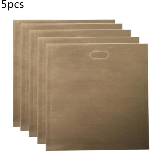 5PCS Toaster Bags For Grilled Cheese Sandwiches Microwave Ovens Baking Pastry Tools Reusable Non-stick Baked Toast Bread Bags