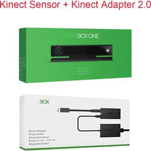 Brand New Capteur Kinect For Xbox One S kinect Sensor + Kinect Adapter 2.0 version For Xbox OneX Slim for Windows PC