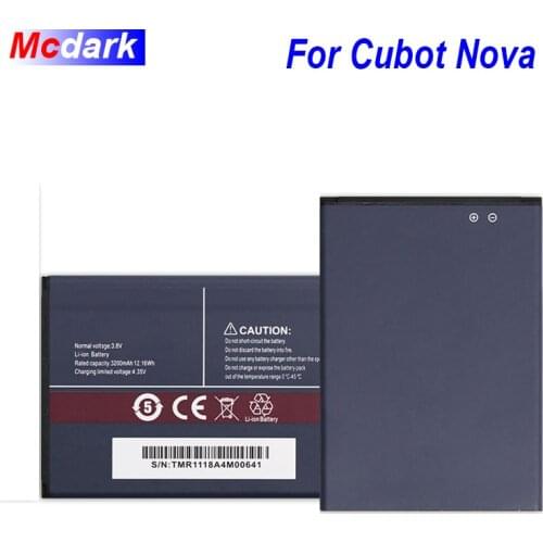 Mcdark 3200mAh Battery For Cubot Nova Batterie Bateria Accumulator AKKU ACCU PIL Mobile Phone