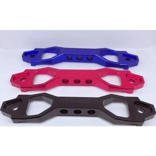 Car Battery Tie Down Brace Aluminum Fasten Bracket Holder Brace Black/Blue/Red