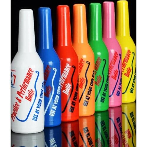 Free Shipping Multiple color Flair Bottles For Bartender Practice Cocktail Shaker Bar Pub Bottle Bar Tool Bar Accessories