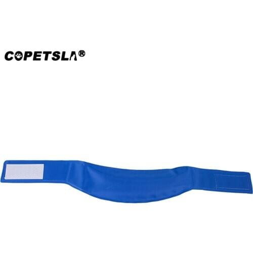 Copetsla 1PCS Dog Cooling Collars Summer Breathable Ice Towel Pet Cooling Scarf for Small Dogs Cat Cooling Neck Wrap Dog Collar