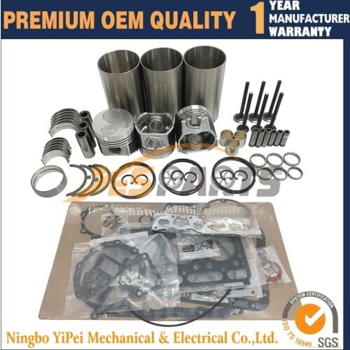 D1503 Overhaul Rebuild Kit For Kubota Engine KX91-3 R420 L2900 L3000 L3010 Tractor