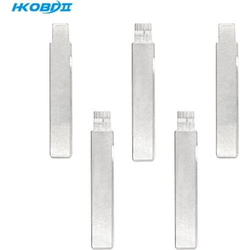 HKOBDII #67 for BMW for MG Metal Blank Uncut Flip KD Remote Key Blade