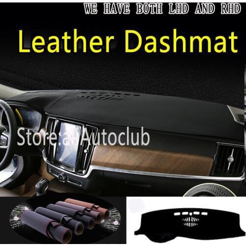 For volvo s60 g3 2020 2021 Leather Dashmat Dashboard Cover Dash Mat Sunshade Carpet custom Car Styling auto accessories