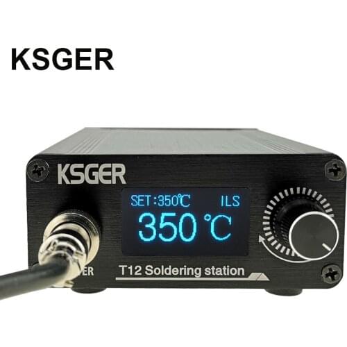 KSGER STM32 V3.1S T12 Soldering Station OLED Aluminum Alloy FX9501 Handle Electric Tools Alloy Holder T12 Iron Tips
