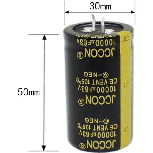 New origina High Frequency Low ESR 2PCS-28PCS 63V 10000UF 63V 63V10000UF electrolytic capacitor 30*50MM