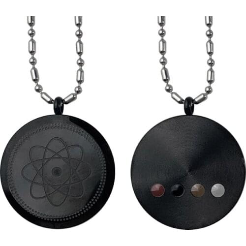 Chain Necklace EMF Protection Pendant Quantum Energy Necklace Charm Jewelry for Men Women