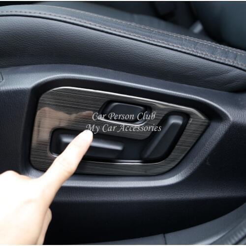 Seat Adjustment Memory Button Control Switch Cover Trims For Mazda CX-5 CX5 2nd Gen 2017-2019 Car Styling Interior Accessories