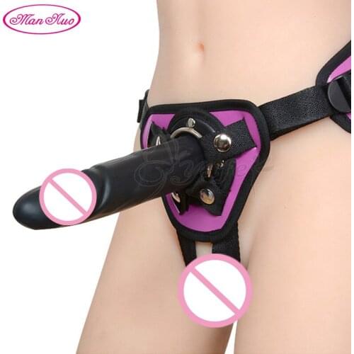 Man Nuo Wearable Strapon Dildo for Lesbian G Spot Stimulator Sex Toys For Women Panties Strap On Penis Pants Adult Erotic Toy 88