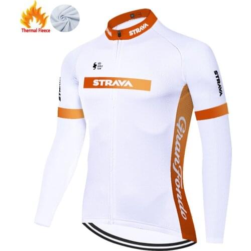 Strava Winter Thermal Fleece Tricota Велосипедки Maillot Clothing Camiseta Hombre Camisa Ciclismo Masculina Cycling Jersey Men