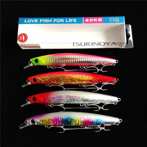 TSURINOYA Ultra Long Casting 135S Saltwater Sinking Minnow BAYONET 135mm 26.4g Tungaten Weight Fishing Lure Seabass Hard Bait