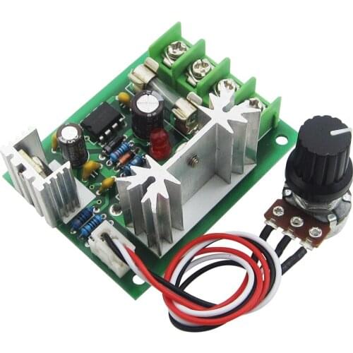 CCM5 Hi-Q Pulse Width PWM DC Motor Speed Controller 12V24V30V 120W Universal Controller Switch With Fuse