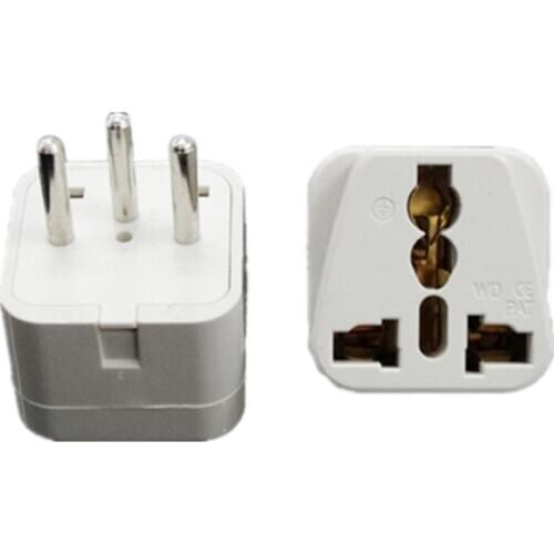 100pcs Universal IL EG Plug Power Adapter US EU Euro US AU UK To 3 Pin Israel Egypt AC Travel Power Adapter Plug Socket Outlet