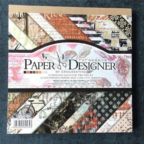 40 sheets 7inch dull red dream theme scrapbooking background paper pad Origami Art Paper DIY Card Making Home deco Gift Packing