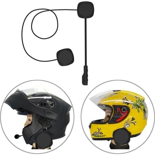 Bluetooth 5.0 Helmet Headset Speaker Accessory Wireless Motorcycle Intercom Interphone Headph