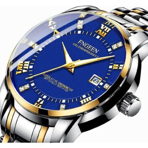 2020 New Top Brand Luxury Mens Watches Waterproof Steel Date Clock Male Sports Watch Men Quartz Wristwatch Relogio Masculino