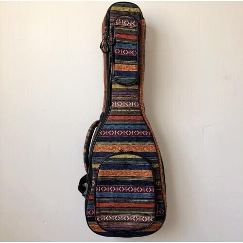 28 30 Inches Guitalele Ukulele Guitar Case Soft Bag Baritone Stripe Blue Backpack Ukelele Guitarra Accessories Gig Acoustic