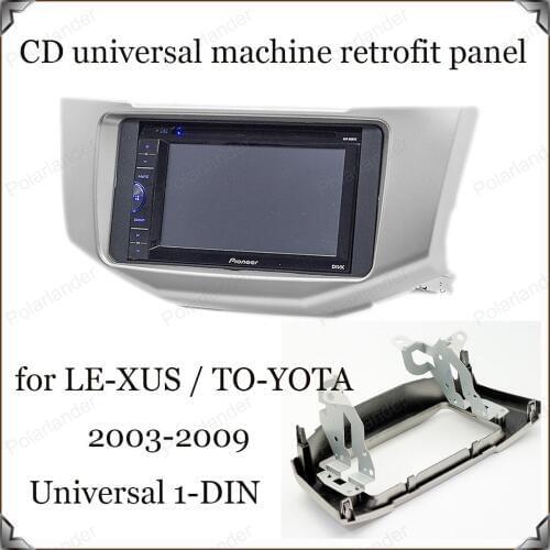 For TO-YOTA Ha-rrier year 03-09 for LE-XUS RX-300 year 03-09 car audio conversion surface frame refit panel 1-DIN Radio Fascia