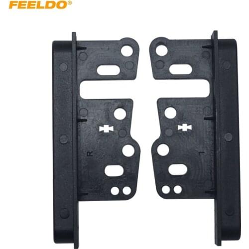 FEELDO 50Pair Universal Bracket For Toyota 2Din Radio Stereo(202*102mm~178*102mm) Panel Fascia Mounting Trim Kit Refit #FD-1662