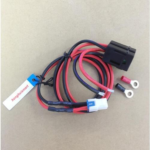 Honghuismart the DC Power Cable 4 pin for ICOM IC-7000 IC-7200 IC-7410 IC-7600 IC-9100 etc car CB radio length about 1m