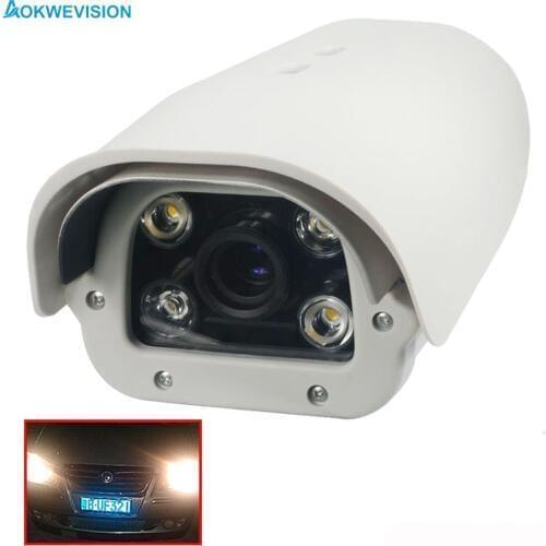 Onvif 5MP 6-22mm lens POE Vehicles License Plate Recognition LPR IP Camera outdoor for highway & parking lot
