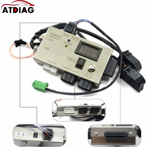 2021 Hot FEM BDC Module Testing Platform for BMW F20 F30 F35 X5 X6 I3 FEM BDC Module 14V 5A dedicated No need start-stop button