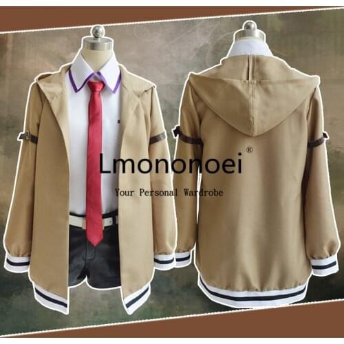 Lmononoei Steins Gate Kurisu Makise Cosplay Costume any size