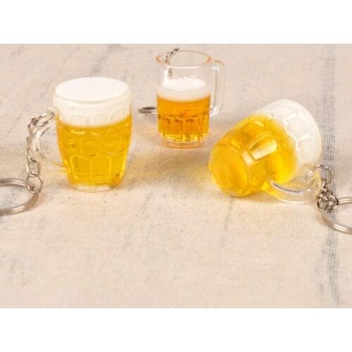 ZOCDOU ZOCDOU 1 Piece Imitation Beer Mug Statue Figurine Ornament Miniature Toy Decoration