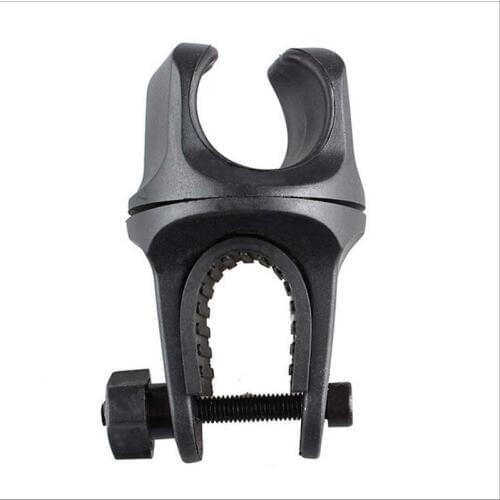 U-Shaped 360 Degree Rotatable Rubber Bicycle Clip for Flashlight
