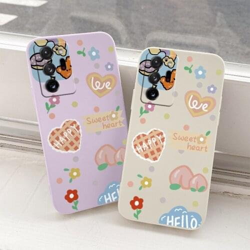 Hellow Love Shockproof Silicone Cover Case For Samsung Galaxy A72 A52 A42 A32 A22 A21S A02S A12 A02 A71 A51 A41 A31 Phone Case