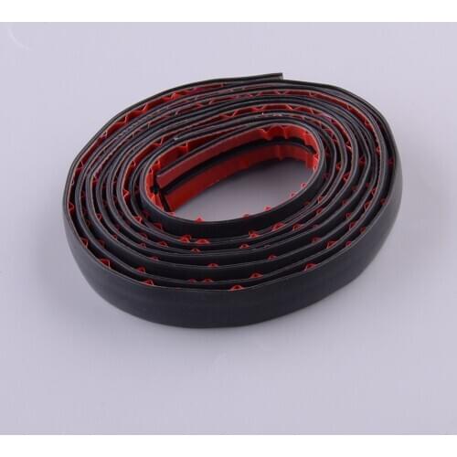 Universal 2M T-Shape Car Edge Weatherstrip Window Rubber Weather Seal Strip Noise Insulation Black