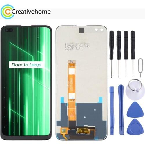 High Quality LCD Screen and Digitizer Full Assembly for OPPO Realme X50 5G RMX2051, RMX2025, RMX2144