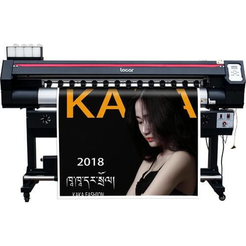 XP600 Eco Solvent Printer 1.6m Locor Easyjet1602 Digital Inkjet Roll to Roll Large Format Vinyl Poster Banner Printing Machine