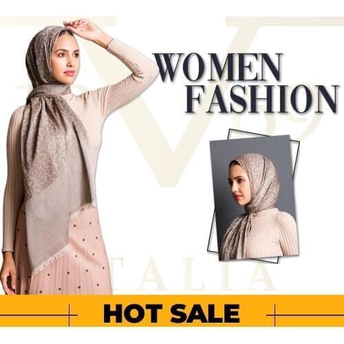 2020 Hot Sale Women 75x200 cm Brown Cotton Shawl Silky Scarf Muslim Hijab Wrap Female Neck Warm Headband Face Mask Lady