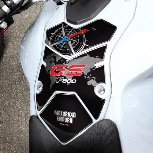 3D F800 Gs Stickers Motorcycle Fuel Gas Tank Pad Protector Case for BMW F800GS F800 GS 2008-2012 Polyurethane Resin