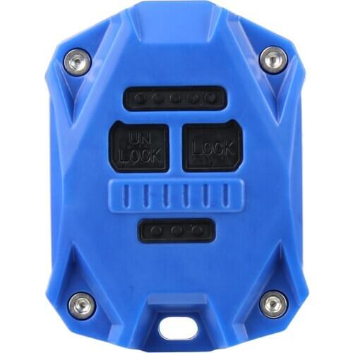 Car Key Case Cover 5 Colors Plastic Auto Key Remote Fob Cover Car-Styling Key Case Cover for Jeep Wrangler JK 2007-2018