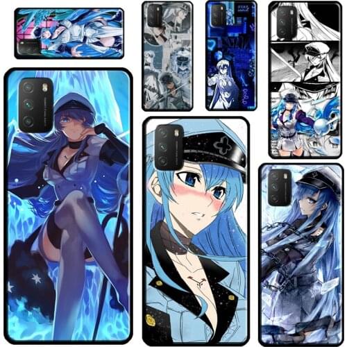 Esdeath Akame Ga Kill For Xiaomi Mi Note 10 Lite Mi 11 Ultra 9T 10T Pro A3 Phone Case For POCO F3 F2 M3 X3 Pro