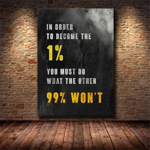 Wild Lion Letter Motivational Quote Art Posters and Prints on Canvas Painting Decorative Wall Art Picture for Office Home Decor