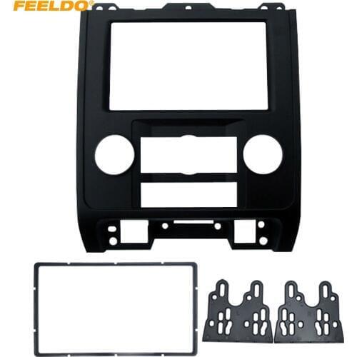 FEELDO 2DIN Car Stereo Radio Fascia Frame For Ford Escape Mazda Tribute Stereo Interface Panel Dash Trim Installation Kit #5011