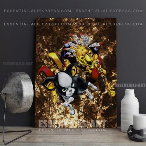 Iggy JoJos Bizarre Fool Warrior Poster Canvas Wall Art Painting Decor Pictures Bedroom Study Living Room Home Decoration Prints