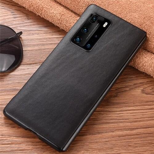 Leather All-inclusive Phone Case for Huawei MATE X2 Phone Slim Folding Screen Protective Back Cover Shell for Huawei MATE X2
