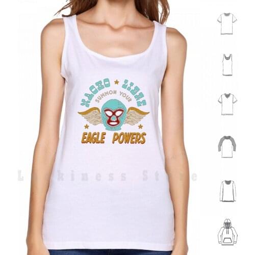 Nacho Libre tank tops vest sleeveless Jack Black Movie Mexico Nacho Jack Trending Classic Eagle Powers I