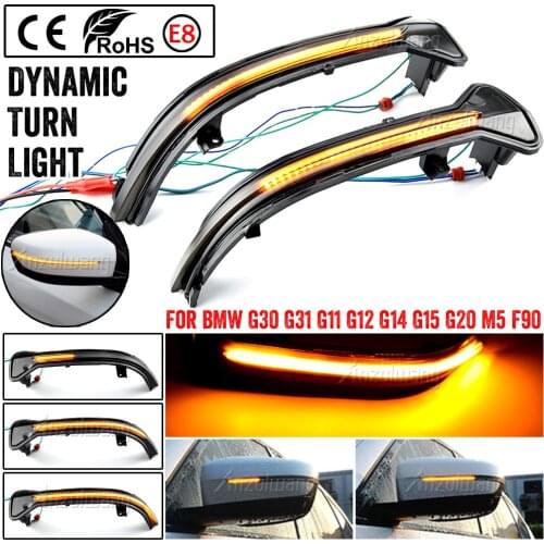 Flowing Blinker Startup Breath Light For BMW G38 G12 G20 G30 G31 G32 G14 G15 G16 G11 G12 M5 F90 5 6 7 8 3 Series 2016 2019