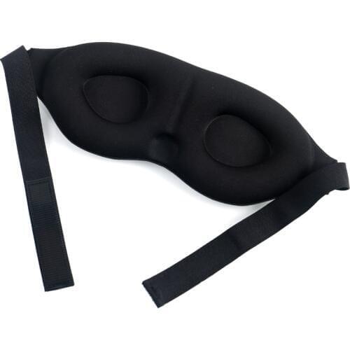New Black Eye Shade Nap Cover 3D Memory Padded Shade Cover Travel Rest Sleep Eye Mask Eyeshade Sleeping Blindfold Eyepatch